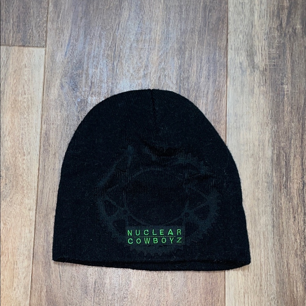 Nuclear Cowboyz black skully cap, like new